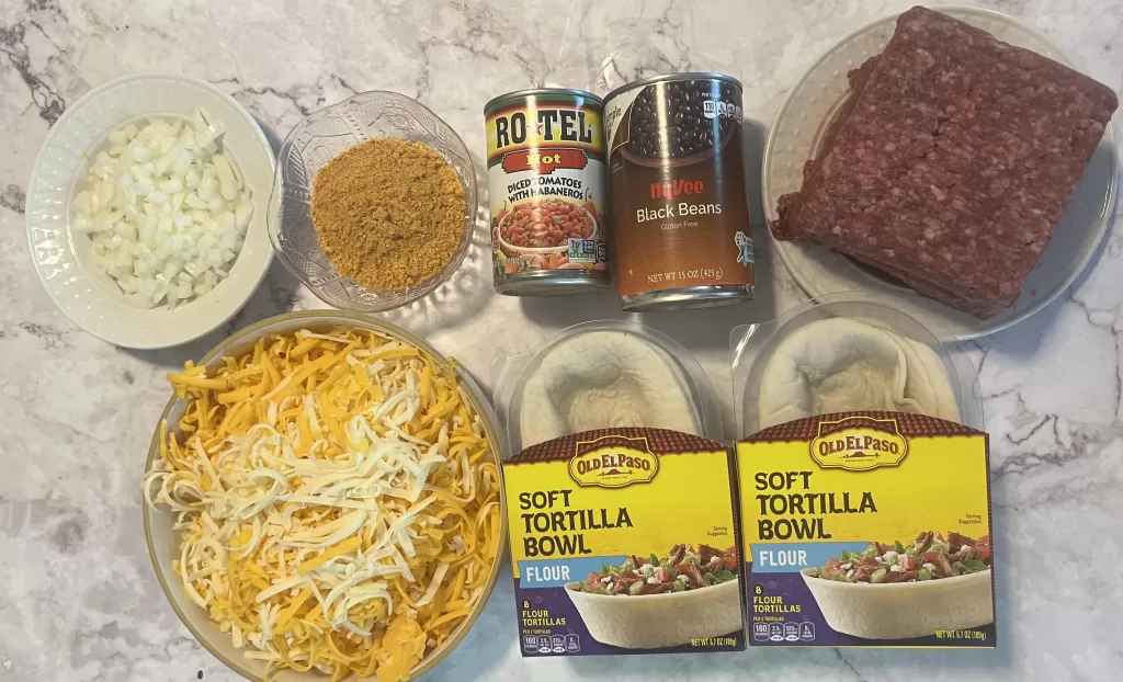 taco boat ingredients