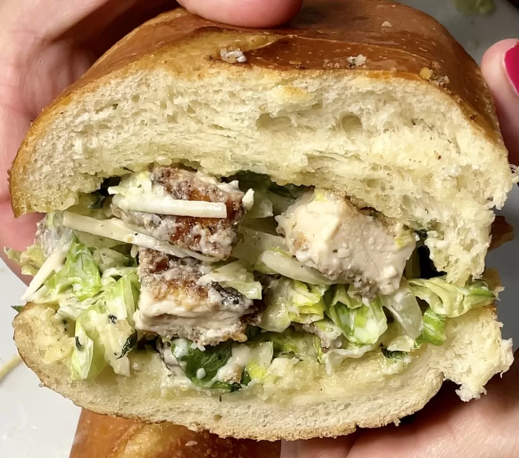 chicken Caesar Sub Sandwiches