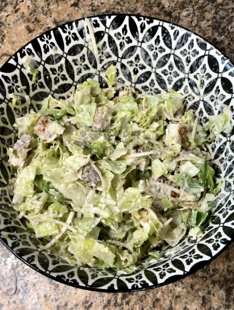 chicken Caesar salad