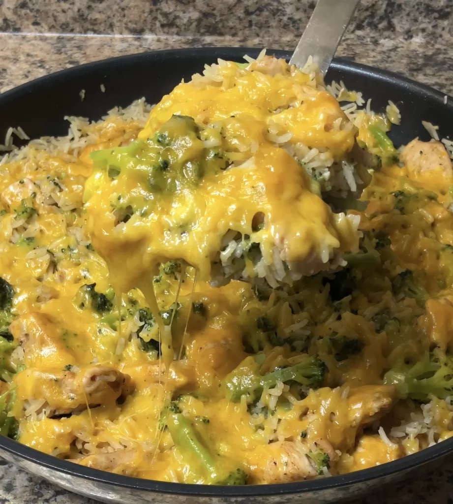 Cheesy Chicken Broccoli and Rice