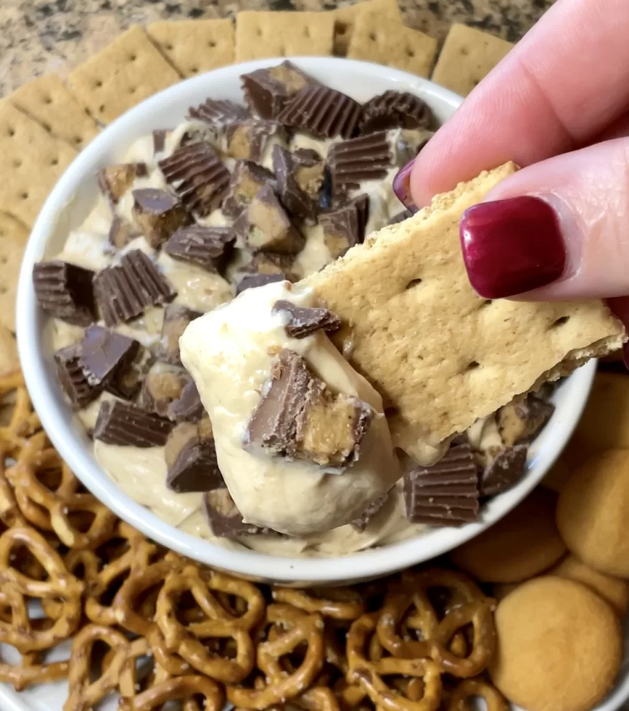 Reese's Peanut Butter Cheesecake Dip