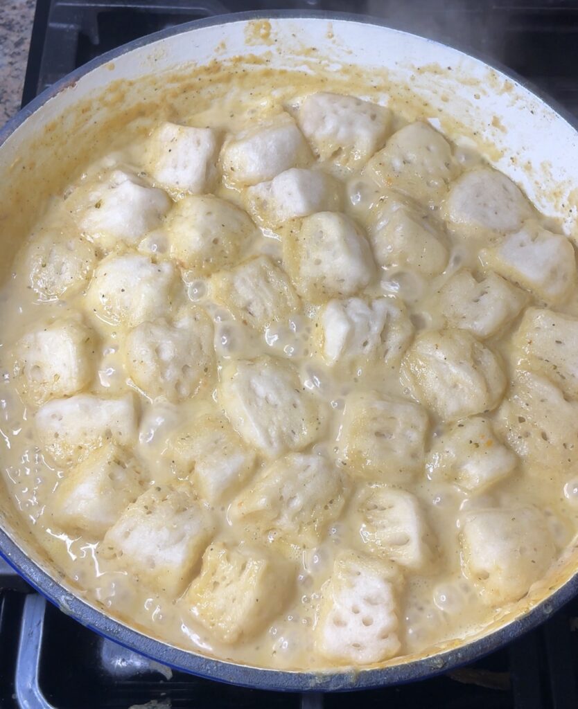 Broccoli Cheddar Chicken and Dumplings