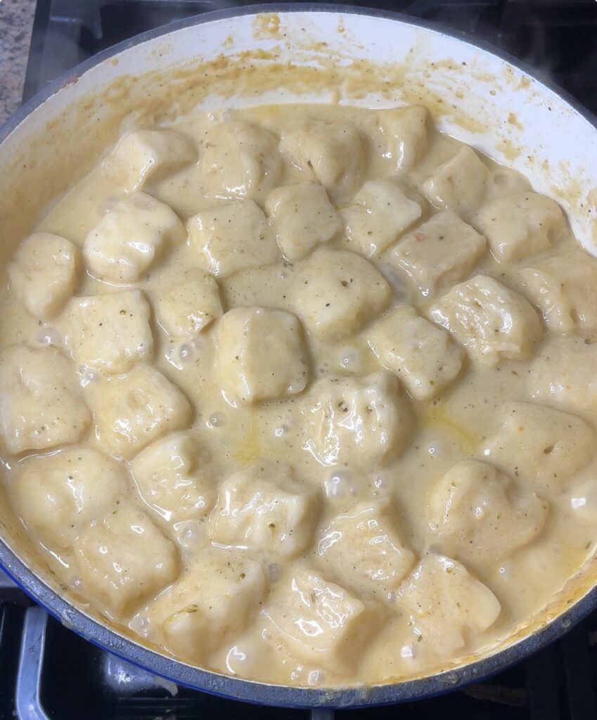 Broccoli Cheddar Chicken and Dumplings