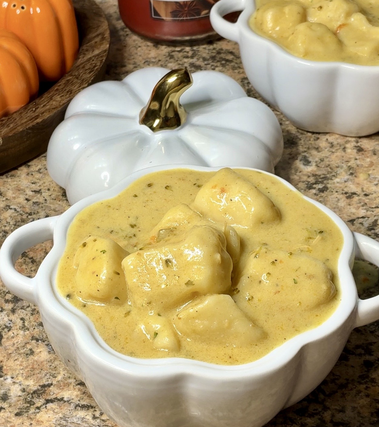 Broccoli Cheddar Chicken and Dumplings