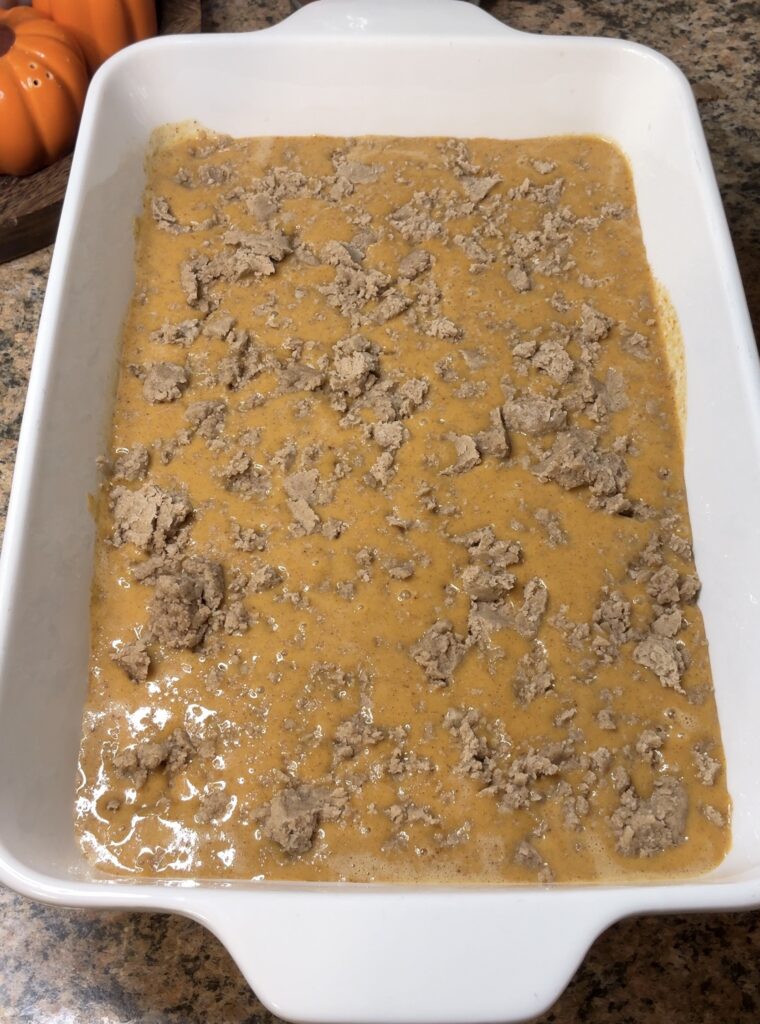 Pumpkin Spice Crumble Cake