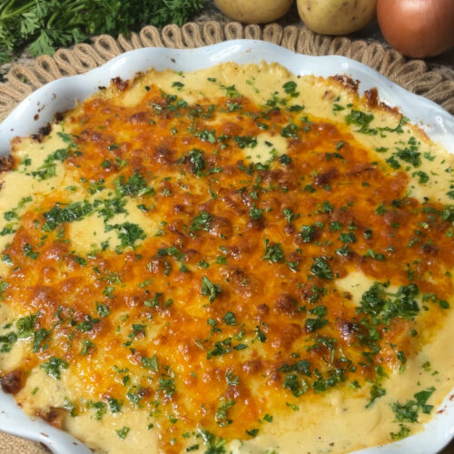 Cheesy Potatoes Au Gratin