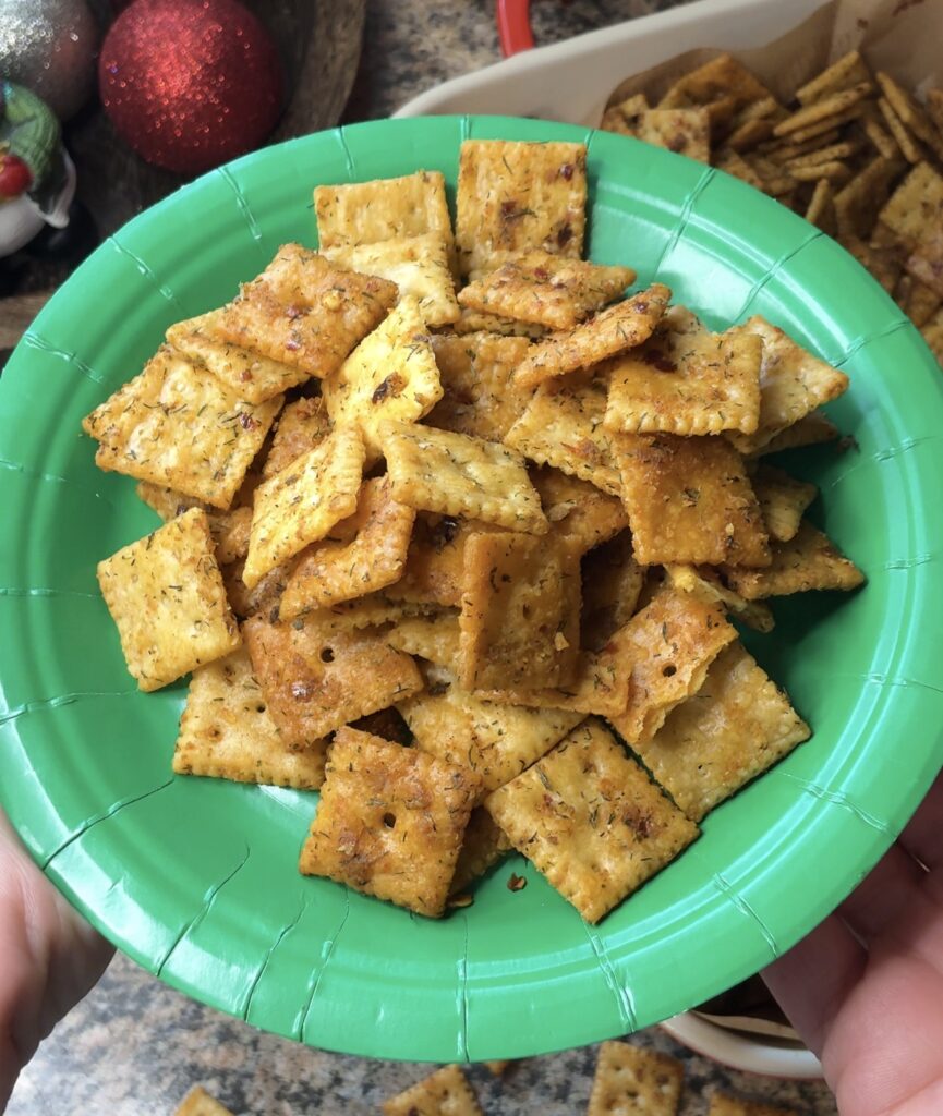 Spicy Pickle Ranch Crackers
