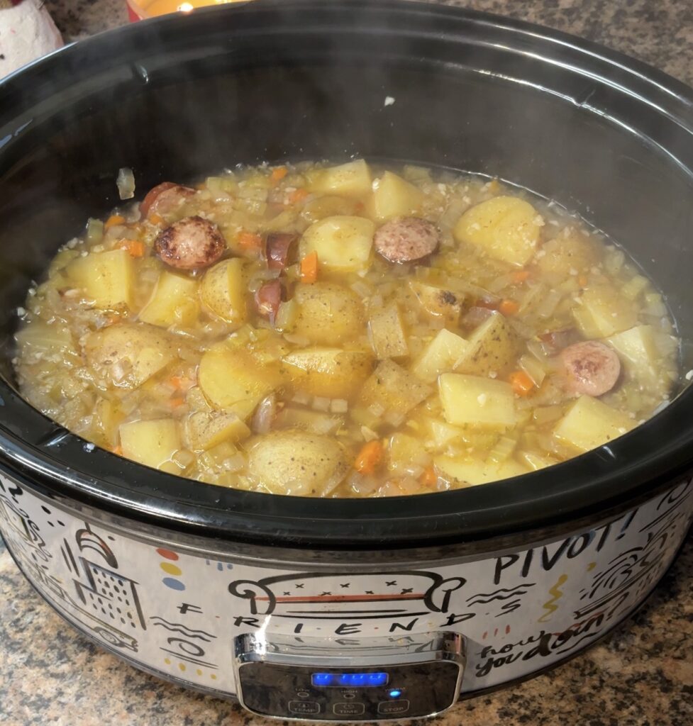Cheesy Smoked Sausage Potato Soup