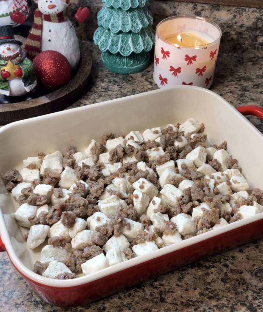 Biscuits and Gravy Casserole