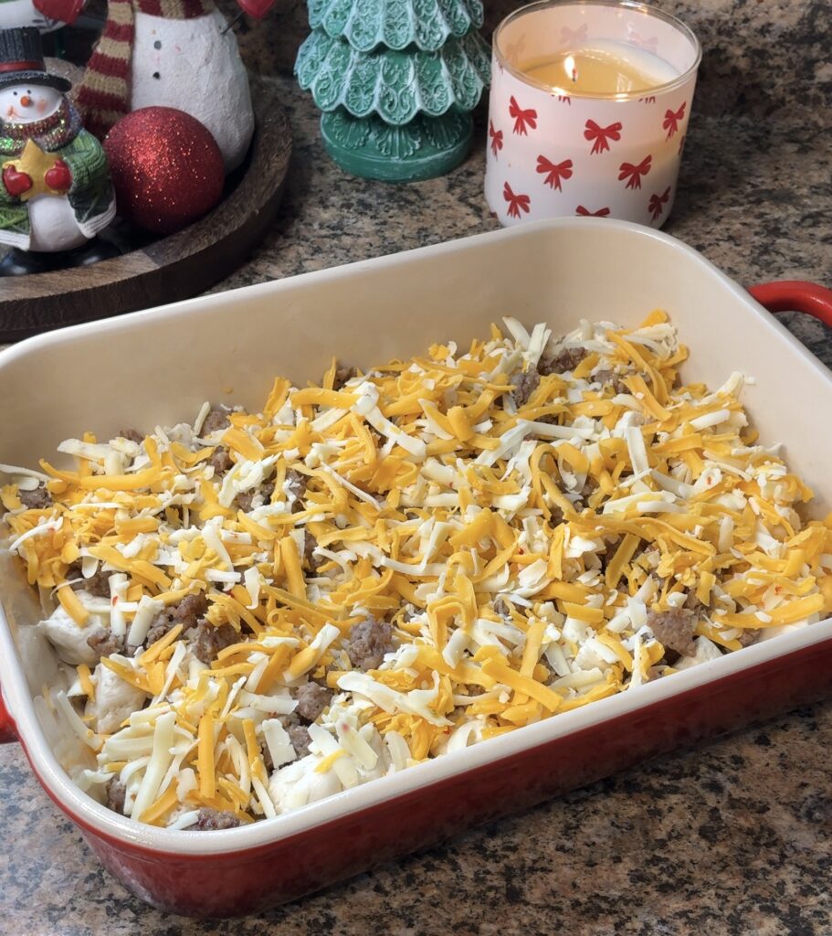 Biscuits and Gravy Casserole