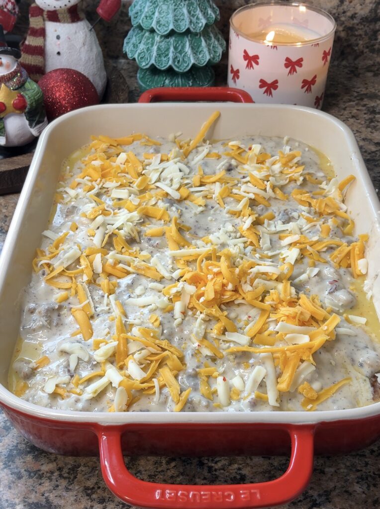 Biscuits and Gravy Casserole