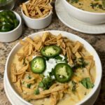 White Chicken Chili in the Crockpot