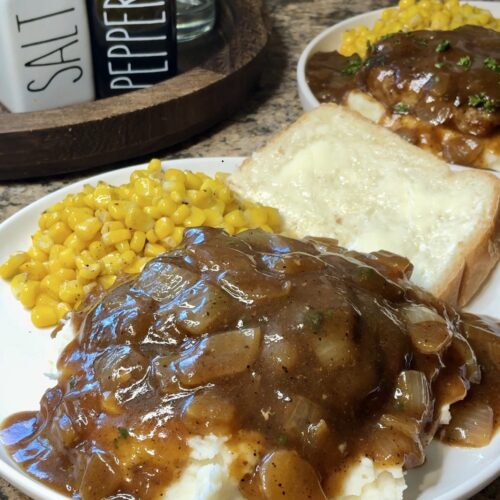 Hamburger Steaks with Onion Gravy