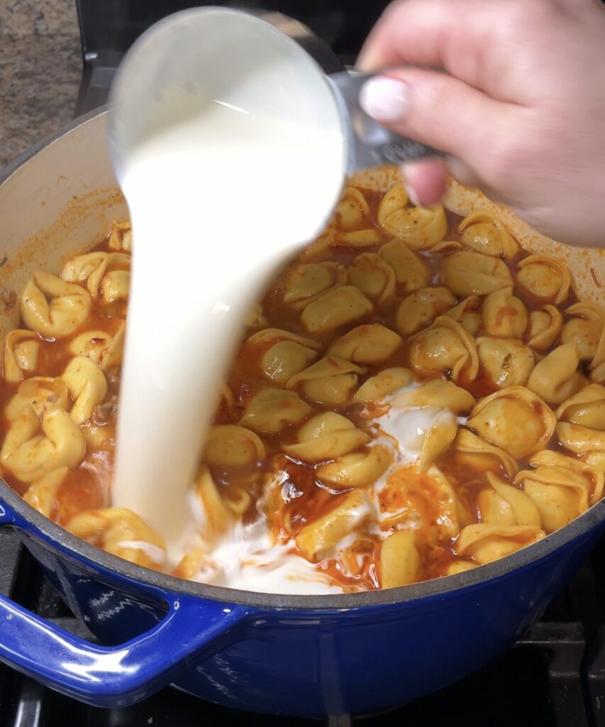 Spicy Italian Sausage Tortellini Soup