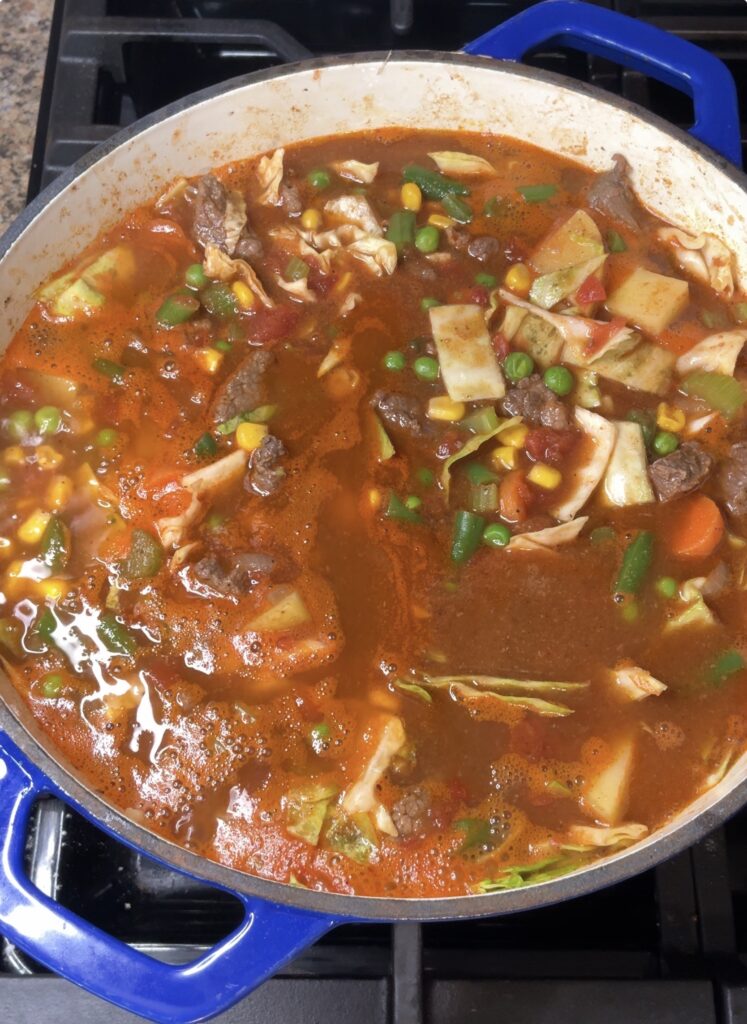 Old-Fashioned Vegetable Beef Soup