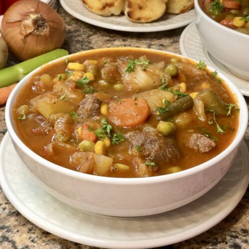 Old-Fashioned Vegetable Beef Soup