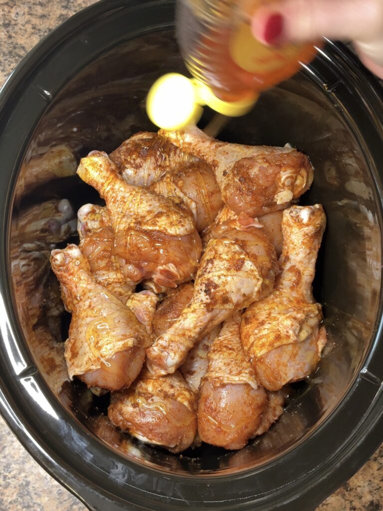 Crockpot BBQ Chicken Legs