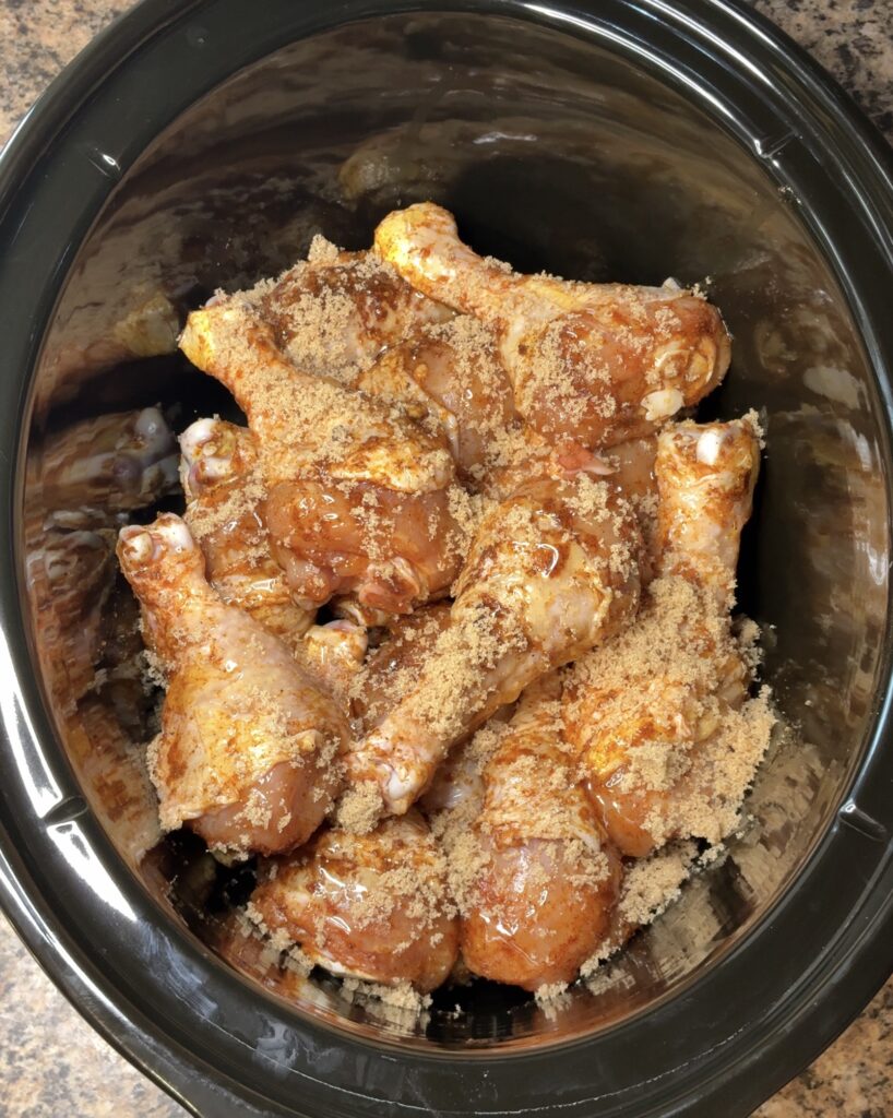 Crockpot BBQ Chicken Legs