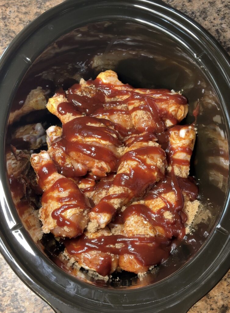Crockpot BBQ Chicken Legs