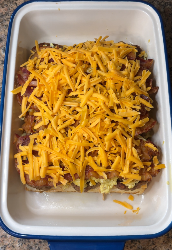 Loaded Breakfast Sliders (with Sausage, Bacon, Eggs & Cheese)