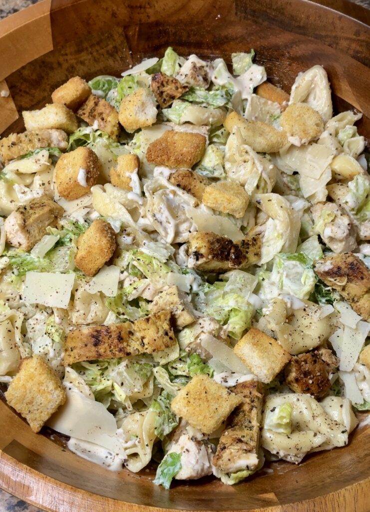Chicken Caesar Tortellini Salad