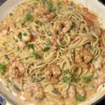 One Pot Creamy Shrimp Linguine (Easy Cajun Style)