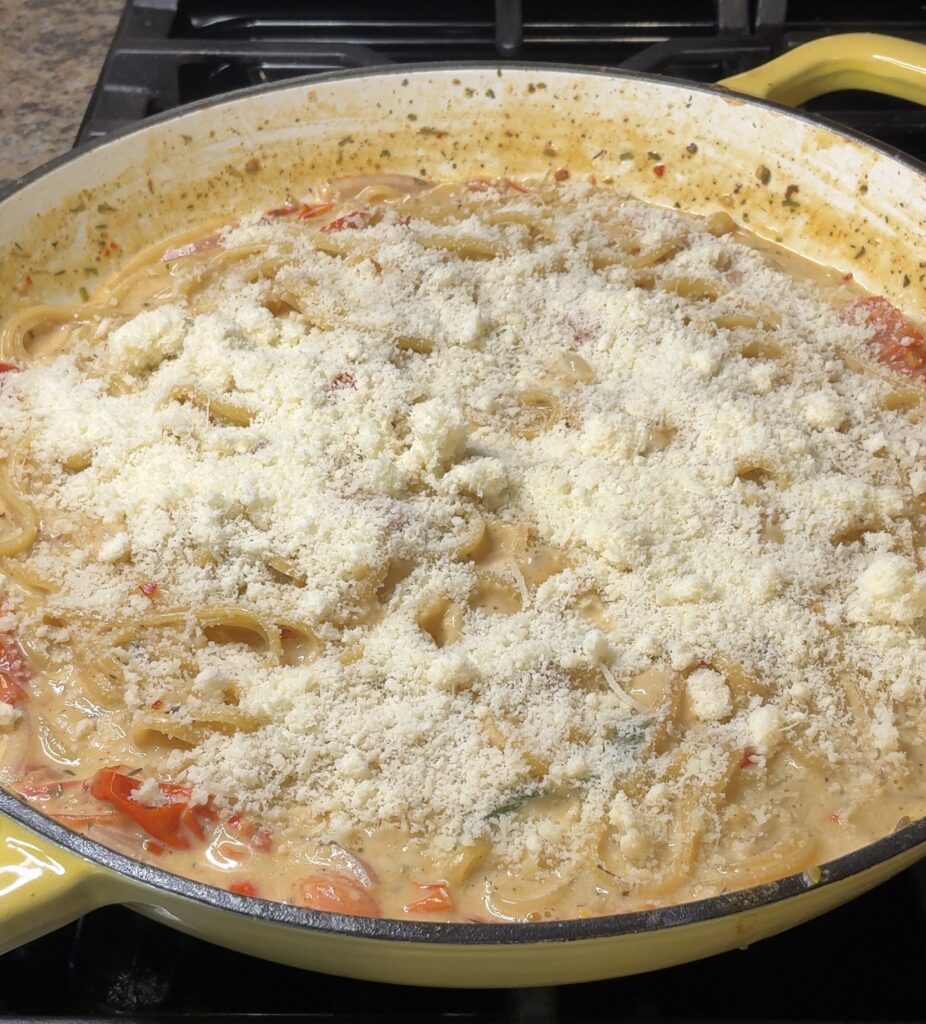 Creamy Shrimp Linguine