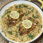 One Pan Creamy Lemon Chicken Linguine