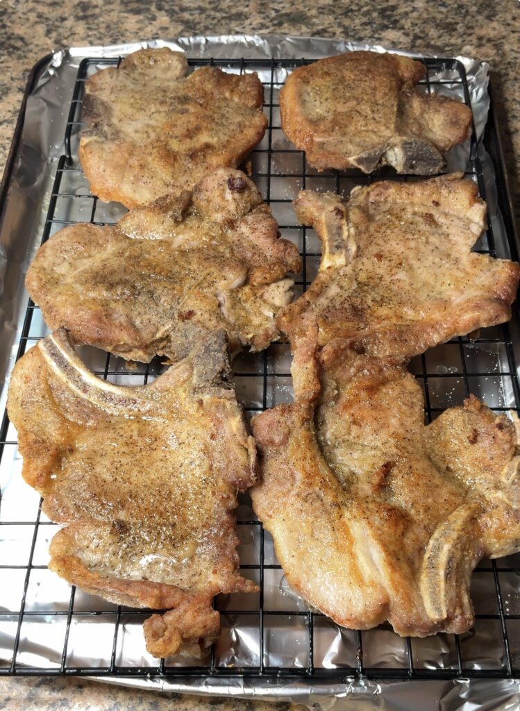 fried pork chops