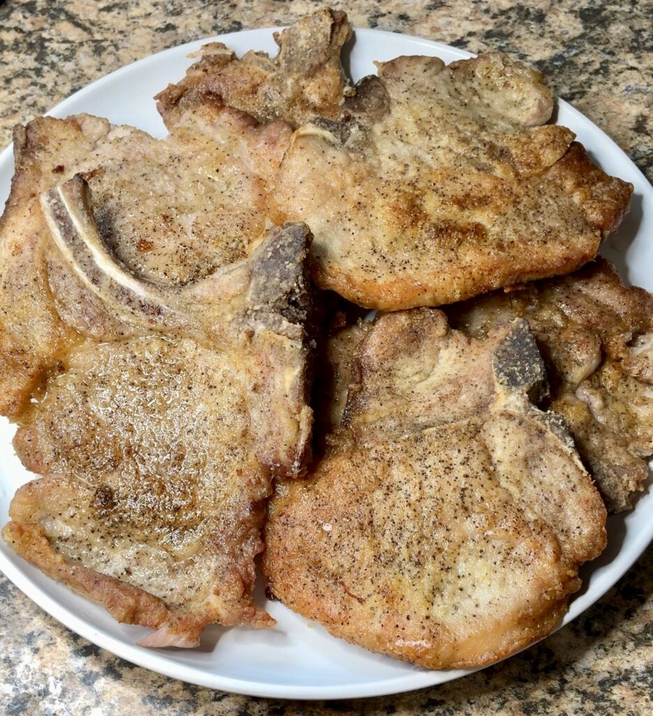fried pork chops