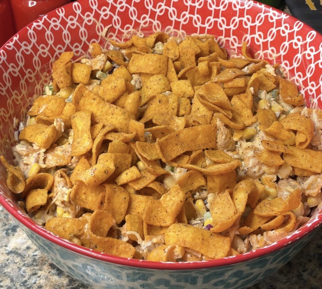 Chili Cheese Fritos Corn Salad