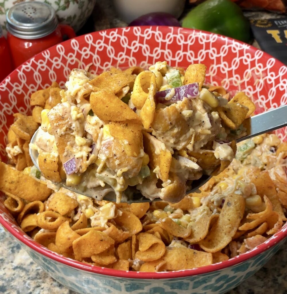 Chili Cheese Fritos Corn Salad