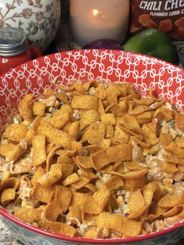 Chili Cheese Fritos Corn Salad