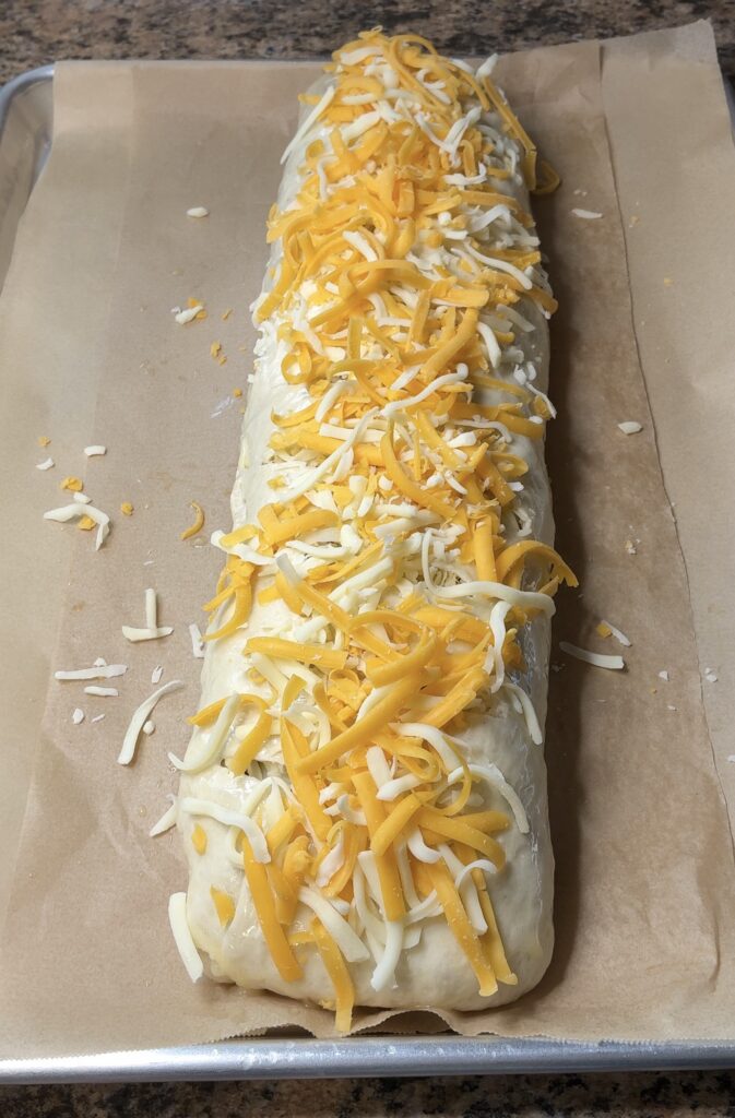 Cheesy Taco Stromboli