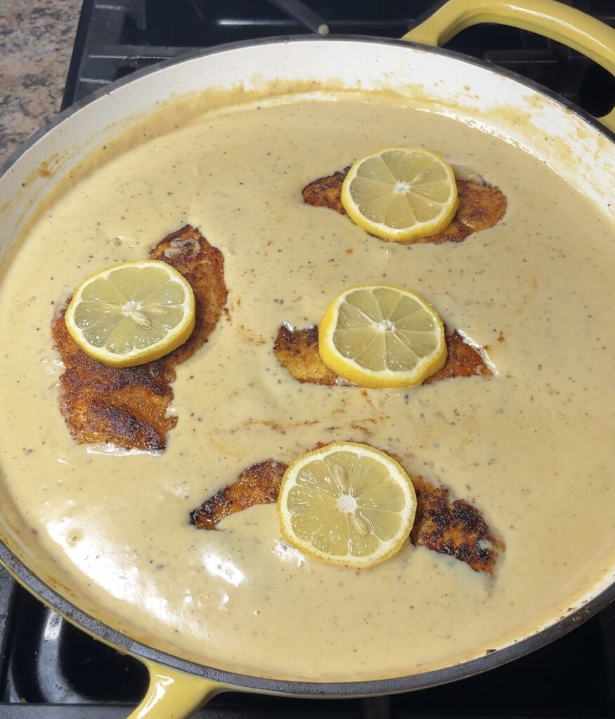 Creamy Lemon Garlic Chicken