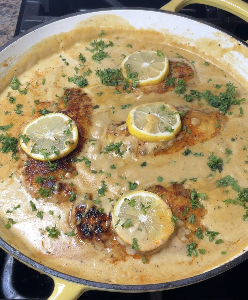 Creamy Lemon Garlic Chicken