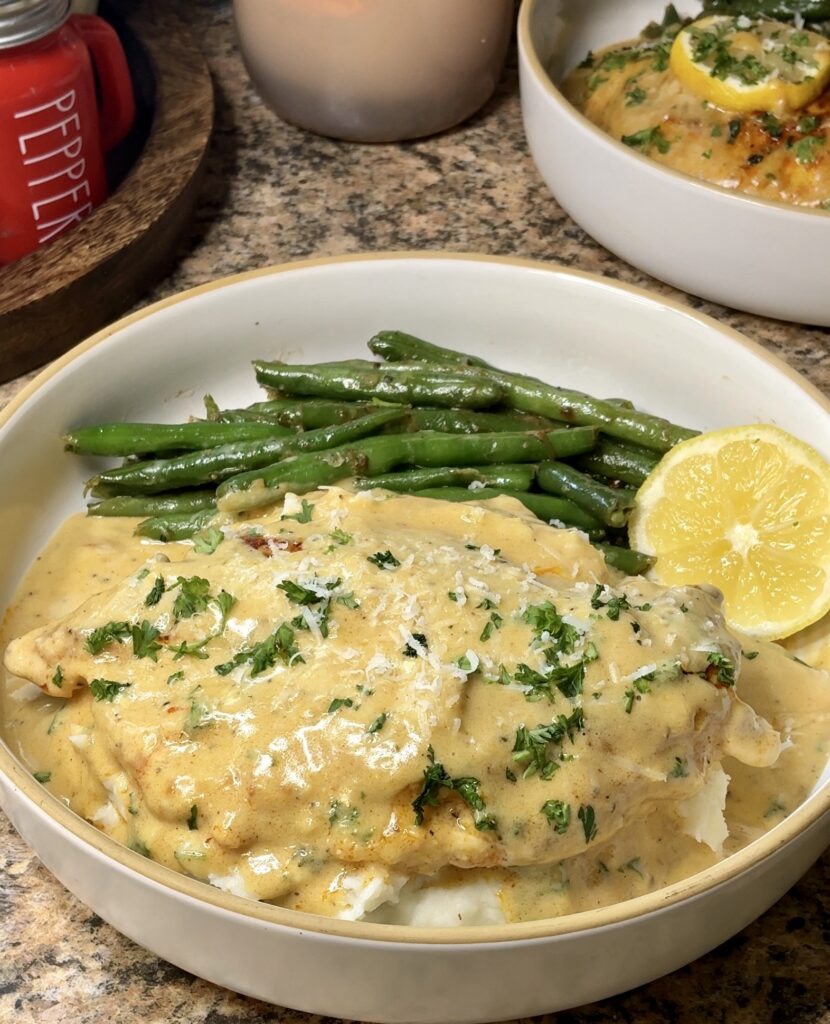Creamy Lemon Garlic Chicken