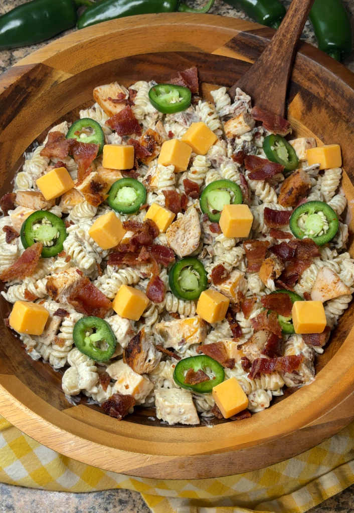 Jalapeño Popper Chicken Pasta Salad