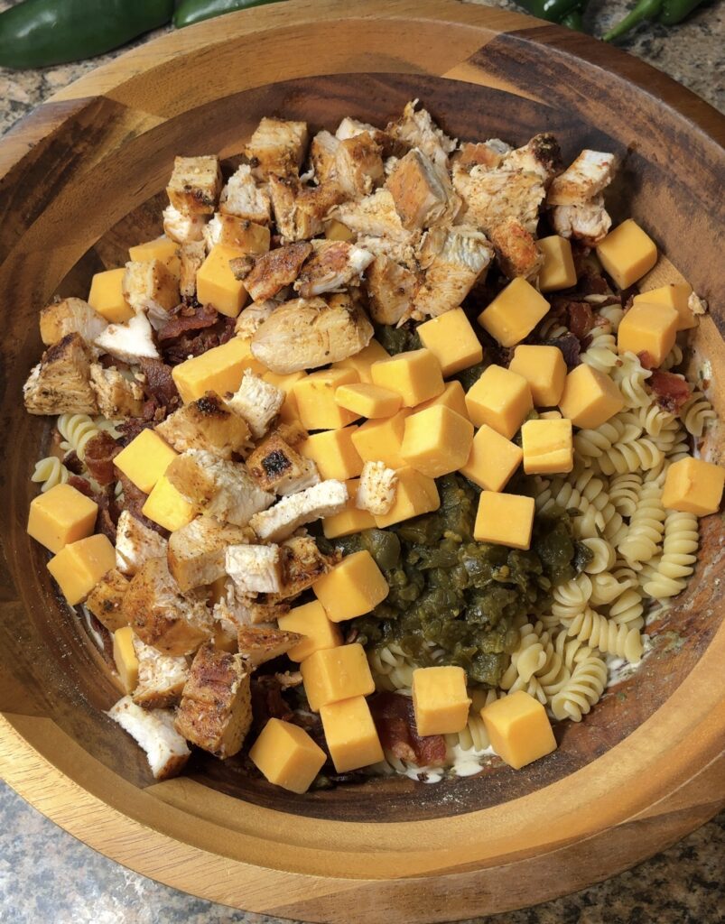 Jalapeño Popper Chicken Pasta Salad