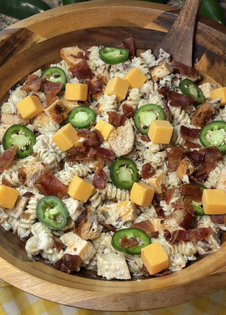 Jalapeño Popper Chicken Pasta Salad