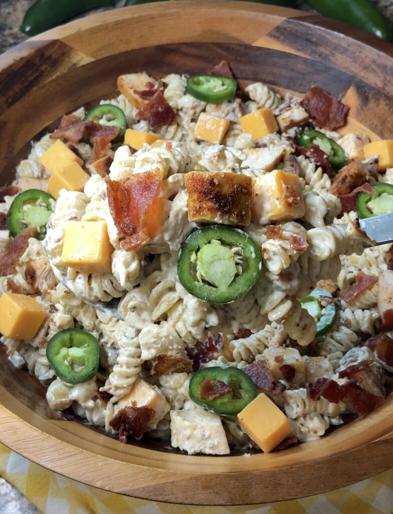 Jalapeño Popper Chicken Pasta Salad