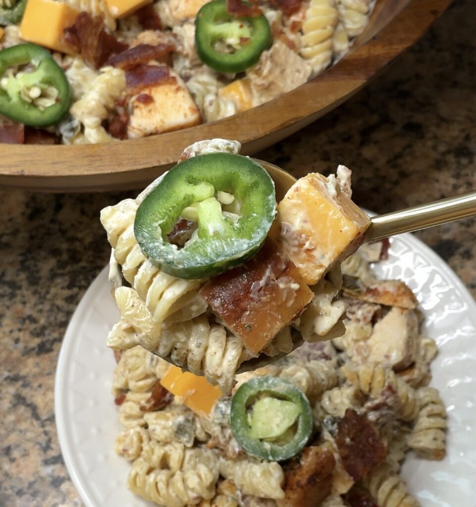 Jalapeño Popper Chicken Pasta Salad