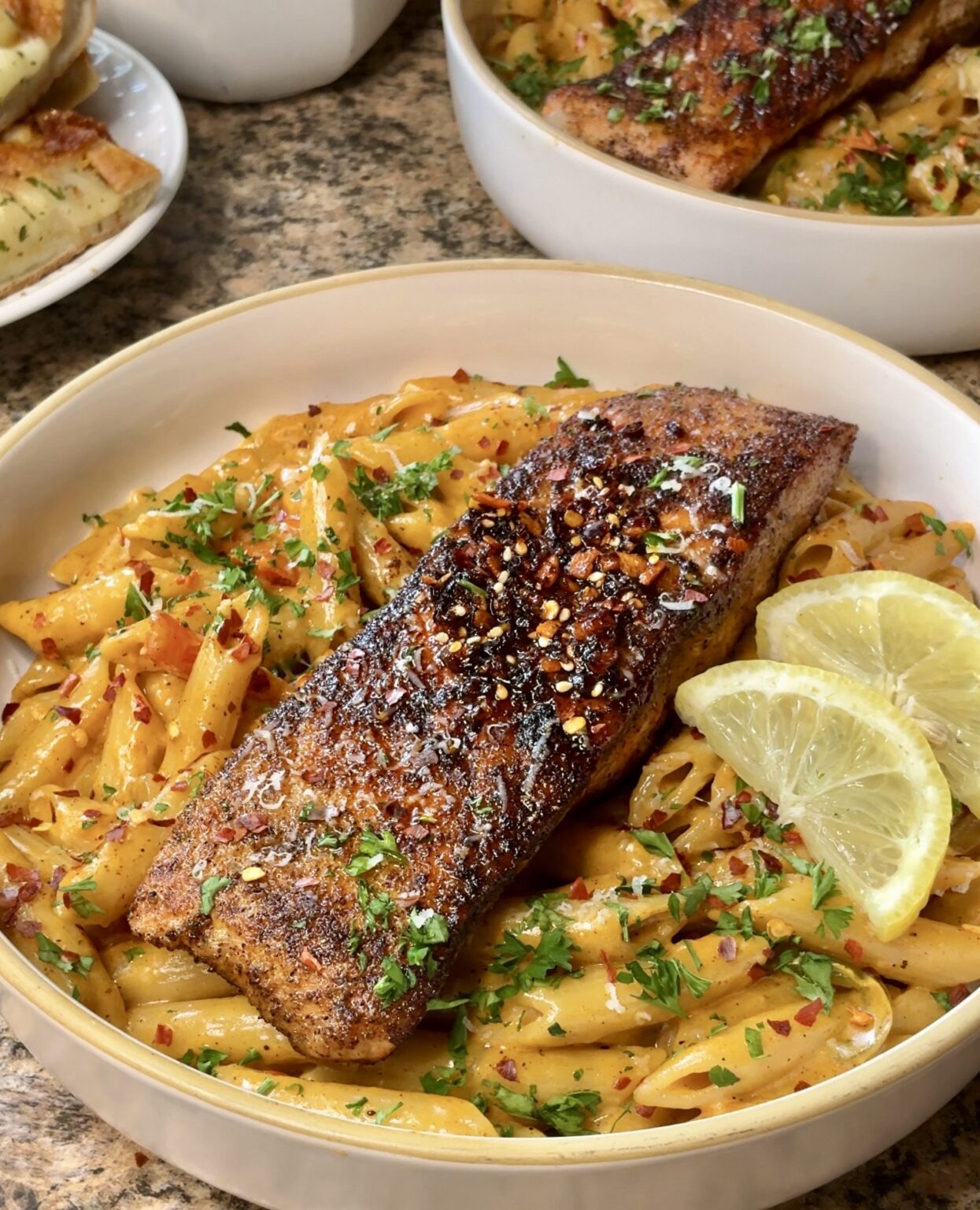 one-pan-cajun-salmon-pasta-recipe-for-dinner-what-s-mom-cookin