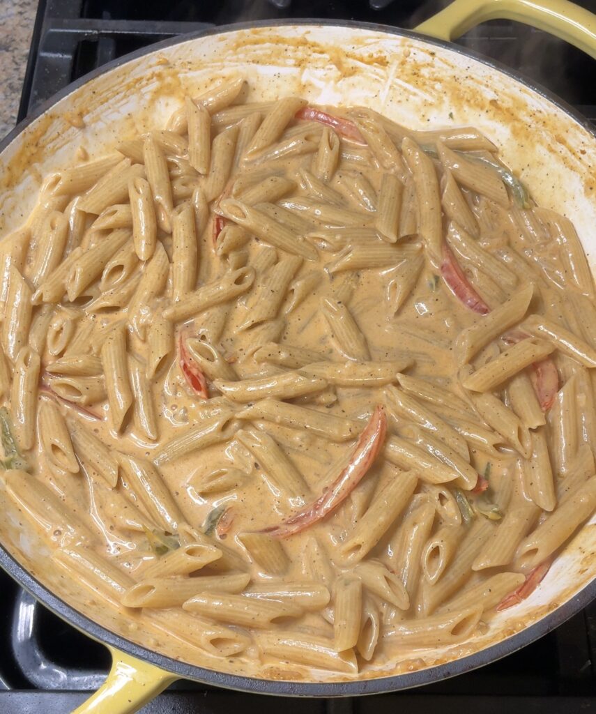 One Pan Cajun Salmon Pasta