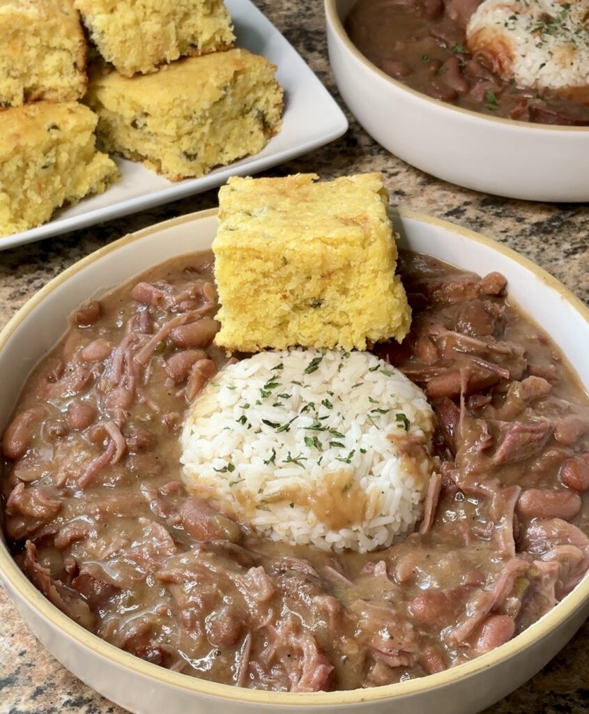 Smoked Turkey and Andouille Red Beans and Rice