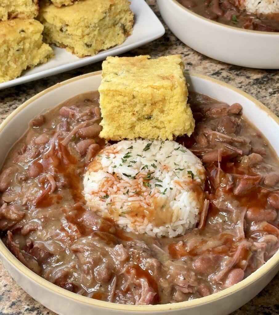 Smoked Turkey and Andouille Red Beans and Rice