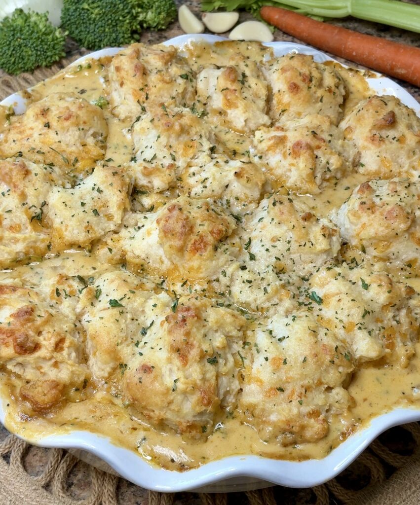Cheddar Bay Chicken & Broccoli Pot Pie