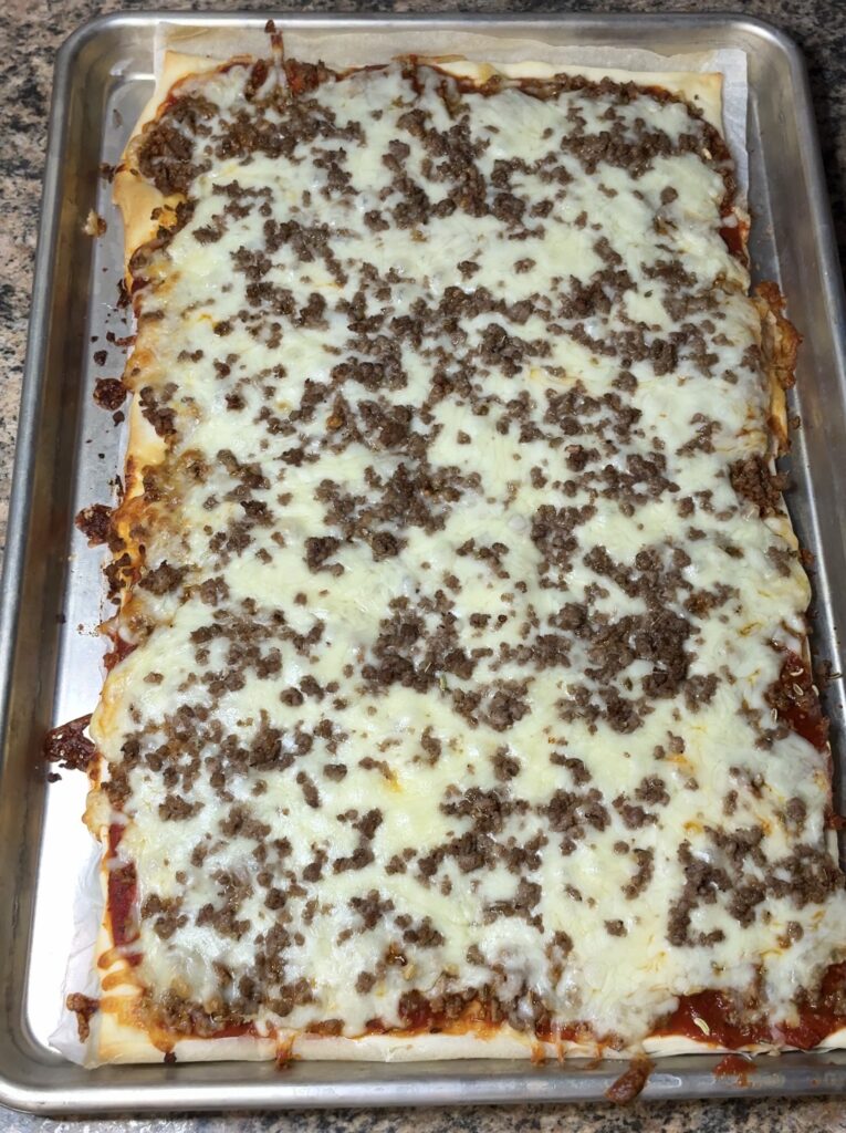 School Lunch Pizza
