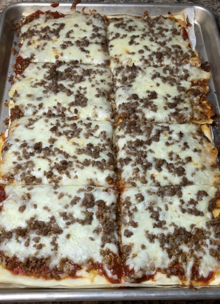 School Lunch Pizza