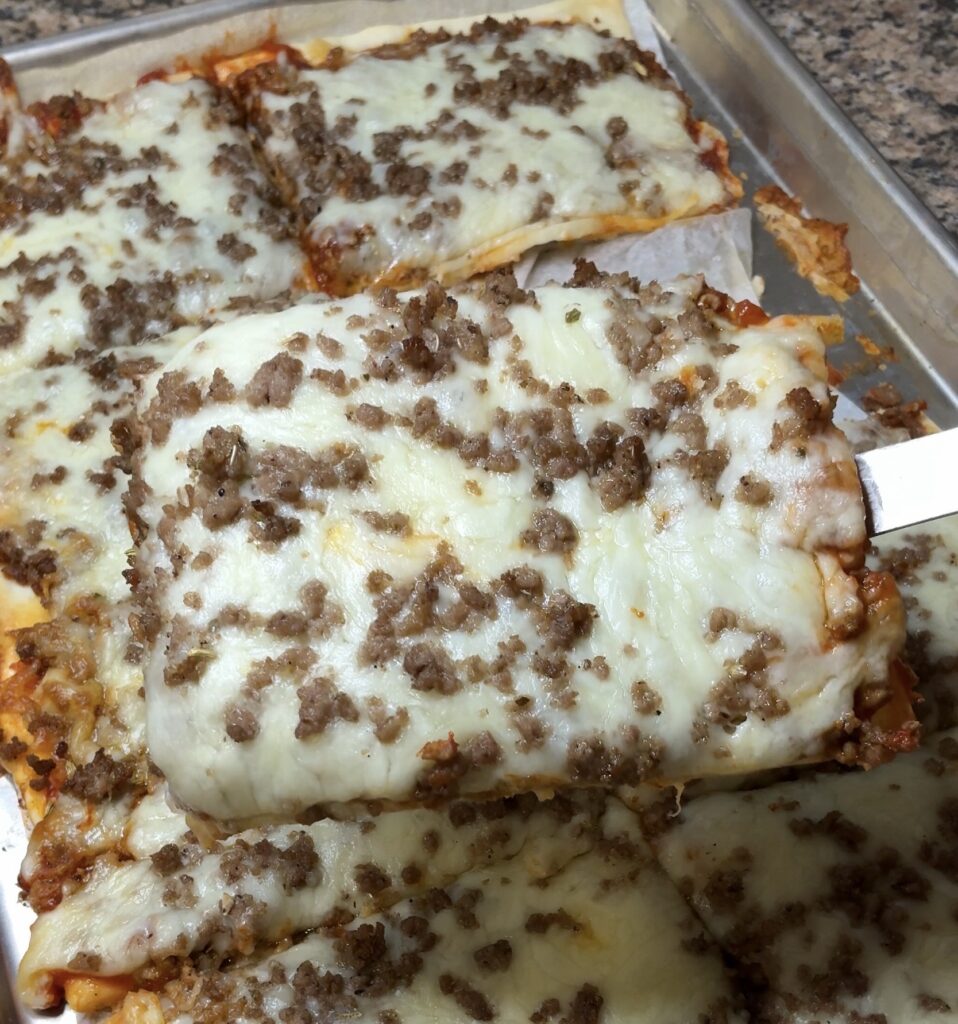 School Lunch Pizza
